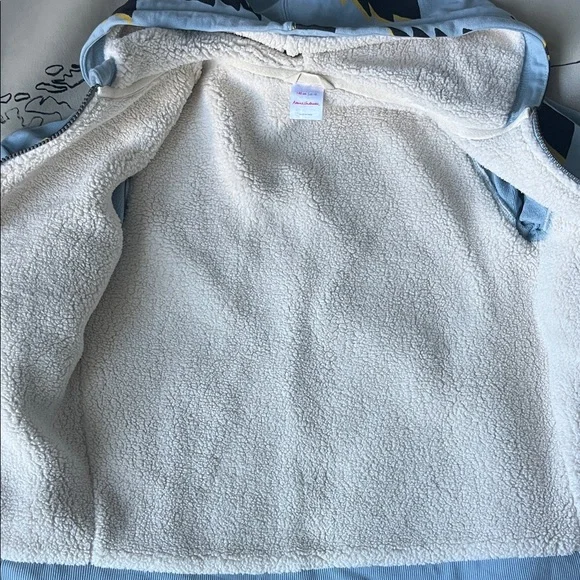 NEW** Hanna Andersson Lightning Bolts Cozy Sherpa Jacket - Picture 4 of 4